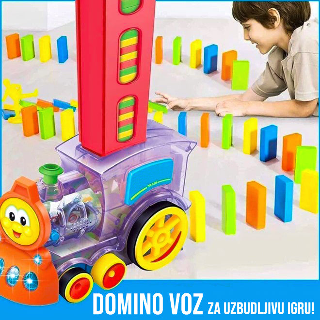 DOMINO VOZ SA SVETLIMA I ZVUKOM - 80 delova