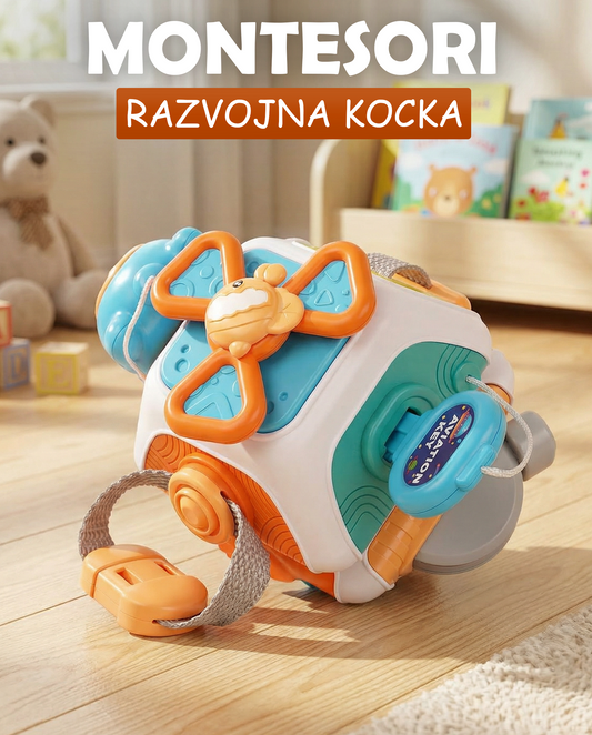 Montessori Razvojna Kocka 10u1